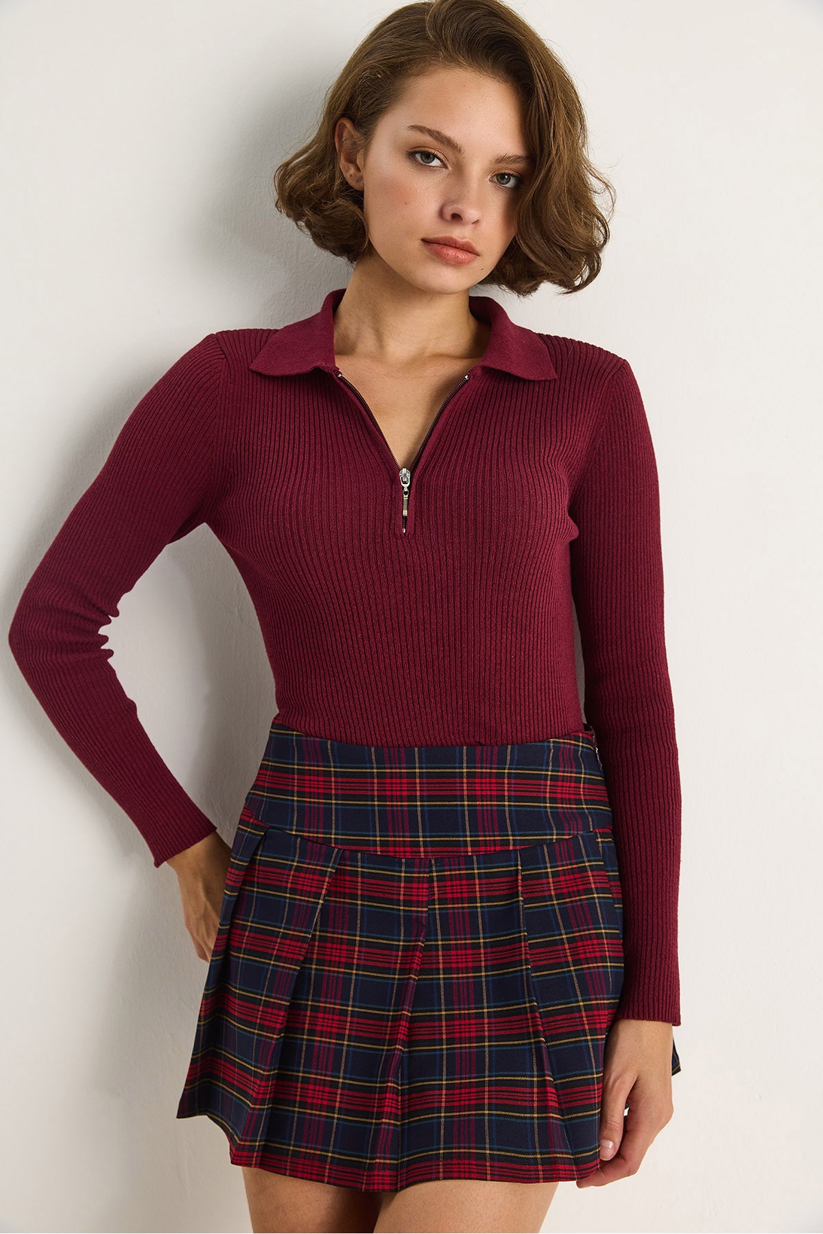 Women's Zippered Sweater 20246337