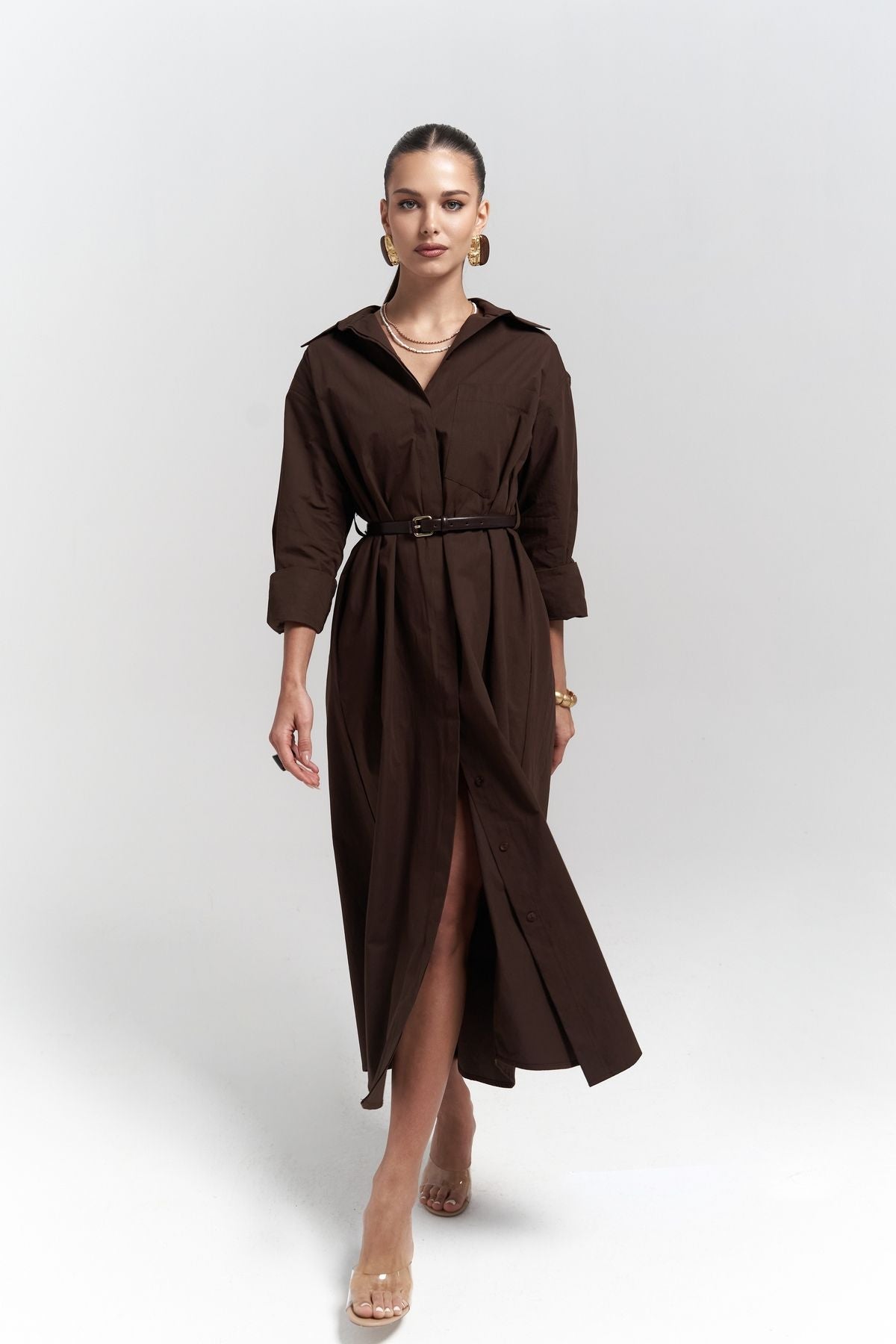BELSAY TREATCOOT COFFEE DRESS