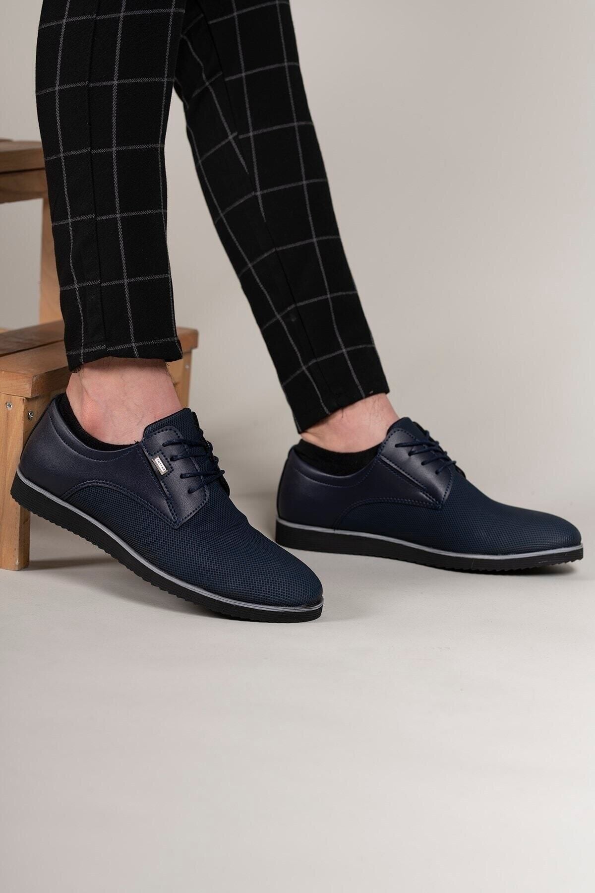 Navy Men's Casual Shoes 0012682