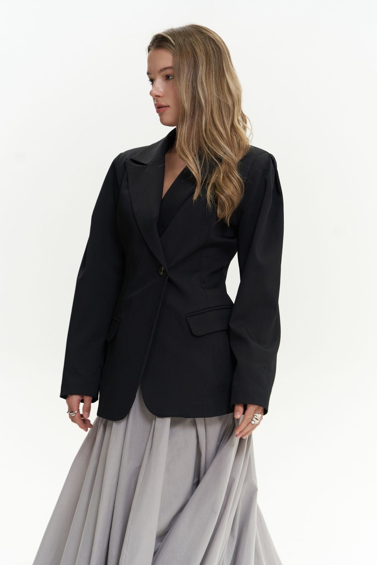 Black Blazer with Biella Belden