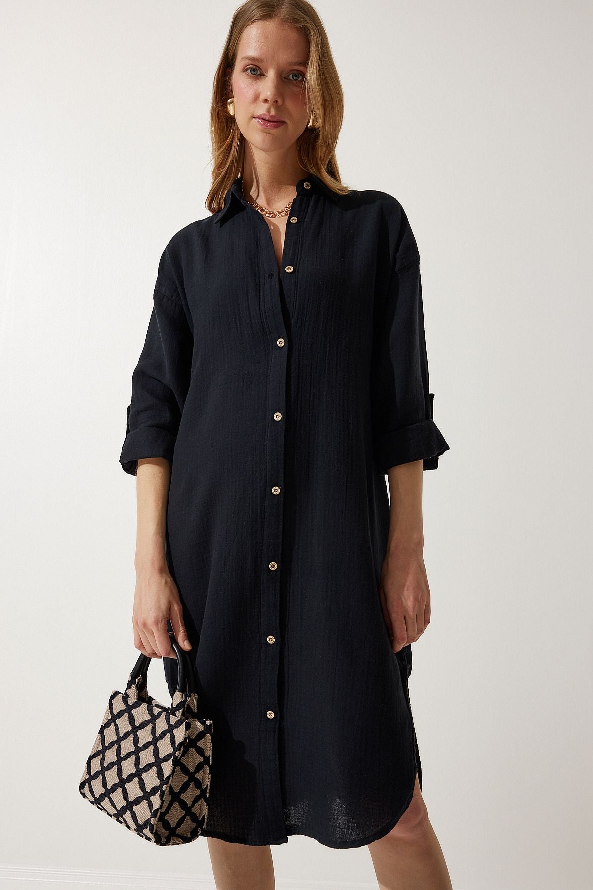 WOMEN BLACK OVERSESSE