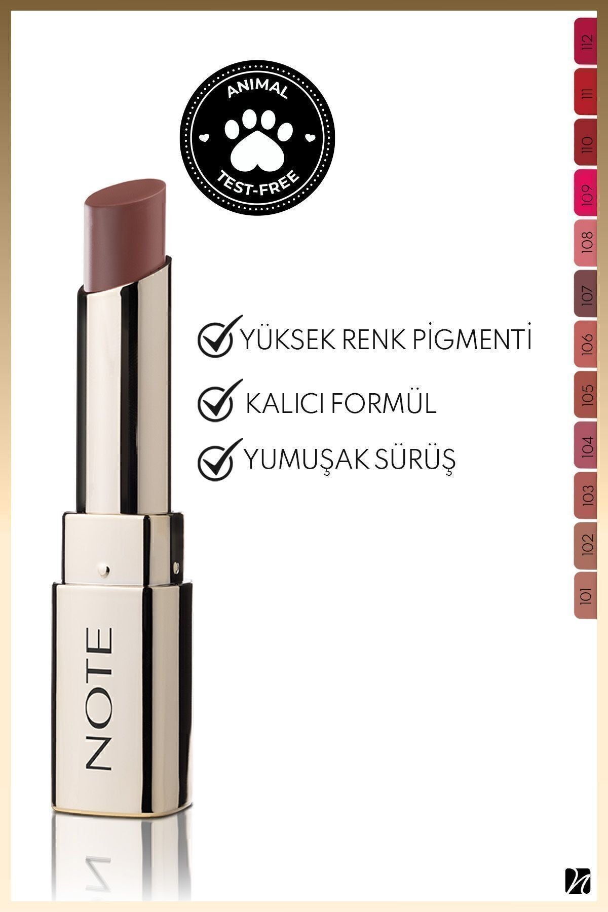 Iconic Matte Lipstick permanent matte lipstick 107 IDOL - Brown