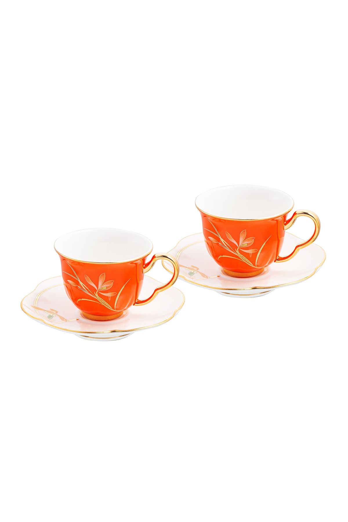 Berin 2 Coffee Cup Set Orange 90 ml