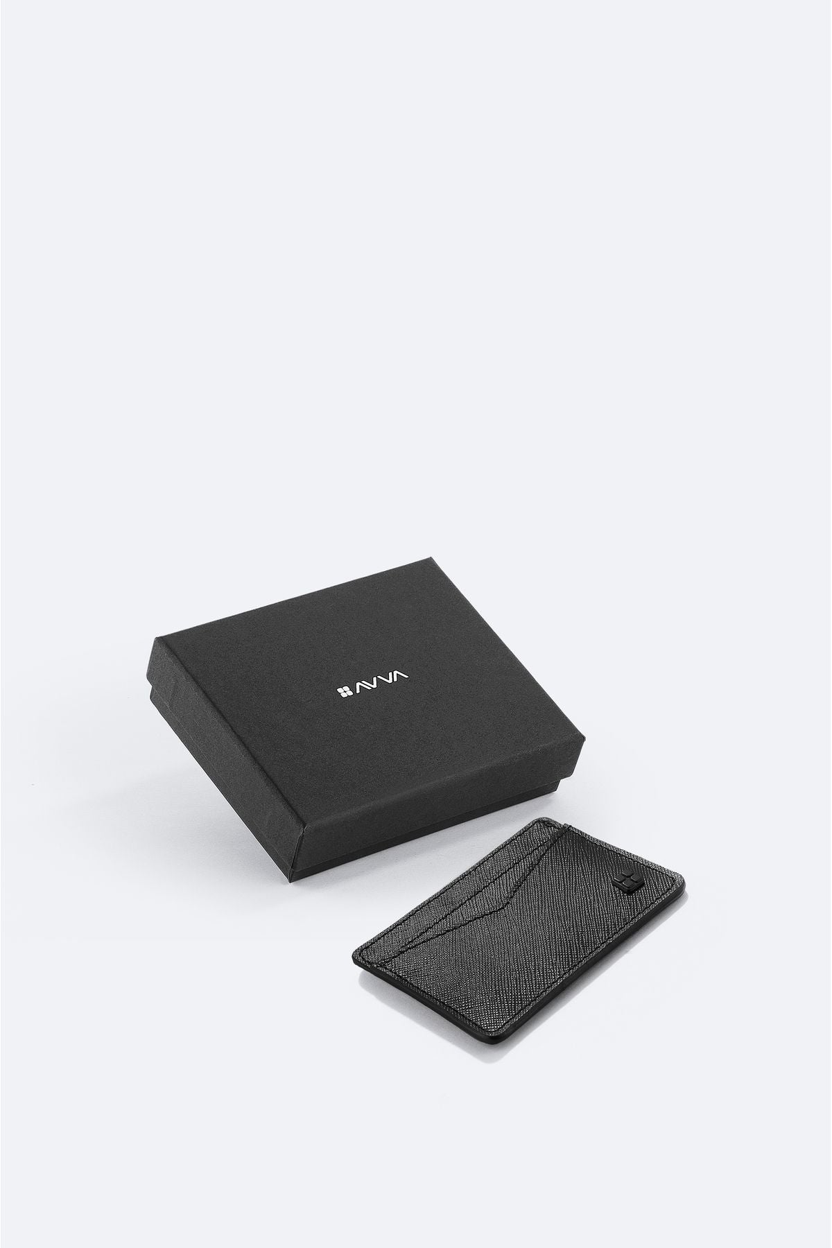 Male Black 100 %Leather Gift Boxed Card House B009551