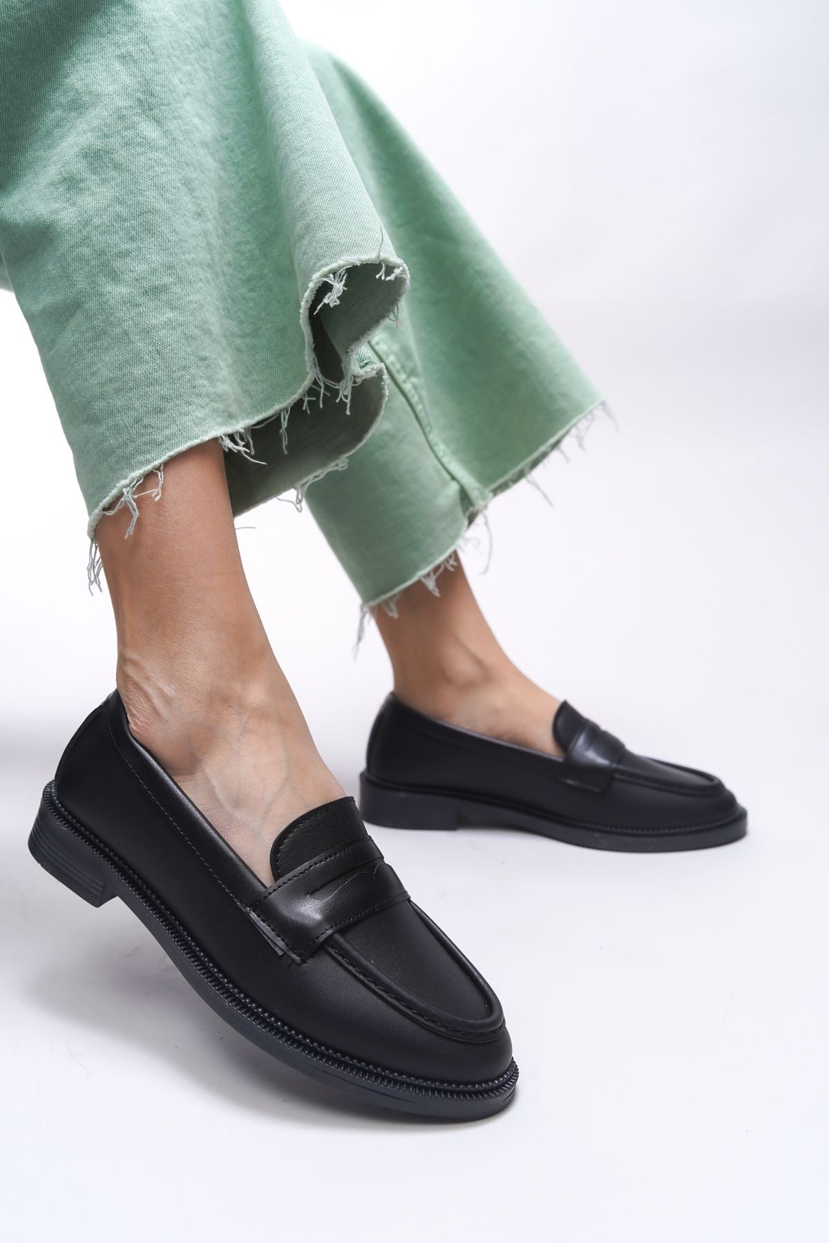 Mylmadia Woman Loafer 0012665 Black Skin
