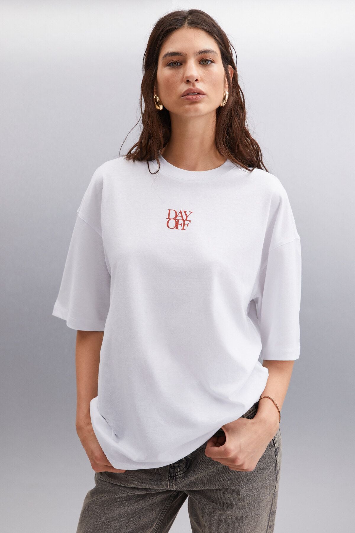 Souling 100% Cotton Women T-Shirt White T-Shirt