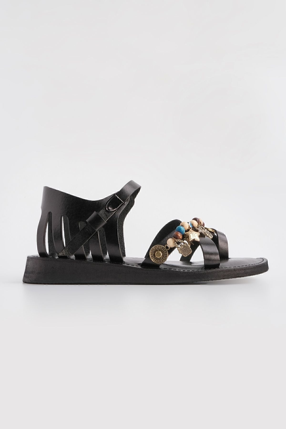 Woman Eva Base Fingers Break Daily Sandals Kitaz Black