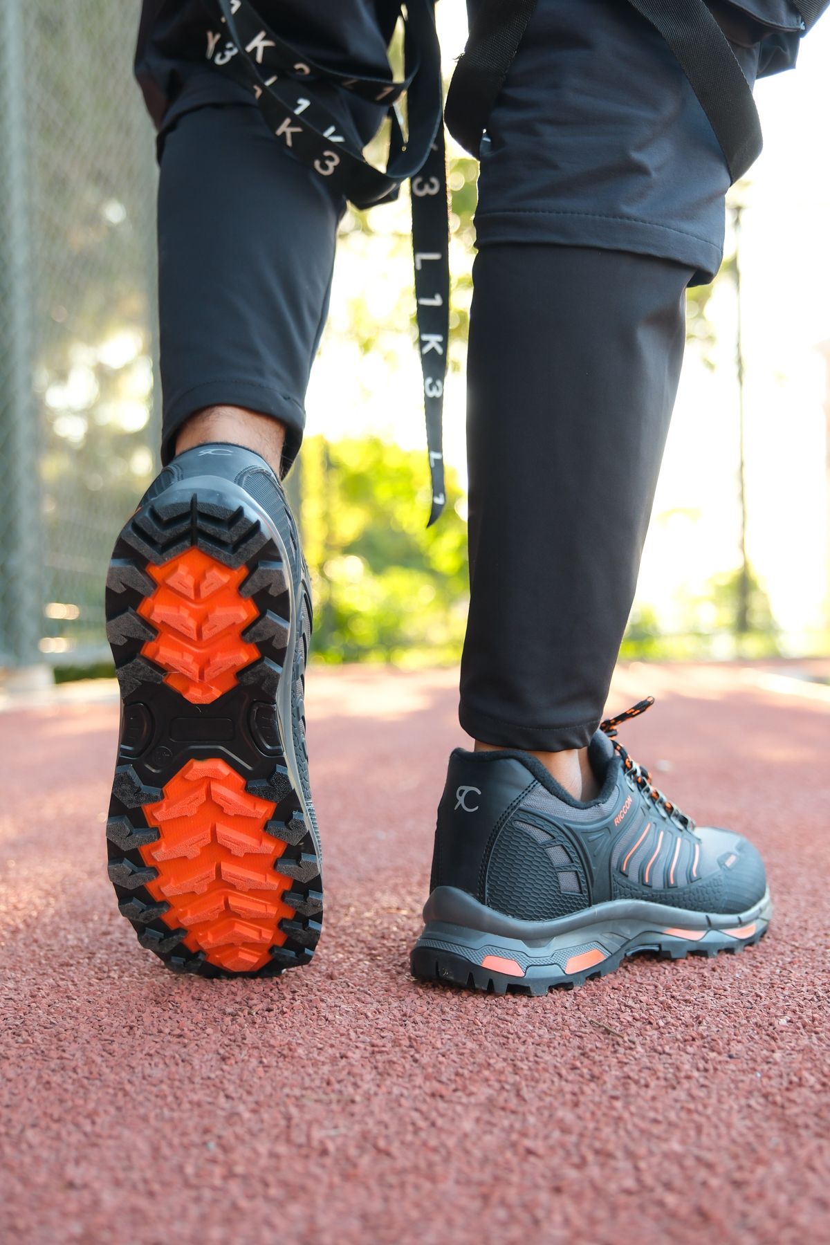 Smoked Orange Unisex 3D Rubber trekking shoes 00128060