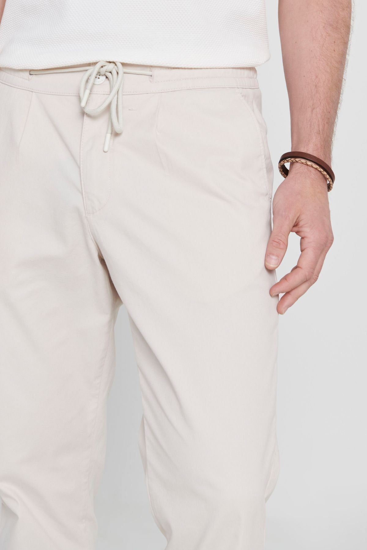 Men's Stone Comfort Fit Casual Cutting Side Pocket Pants