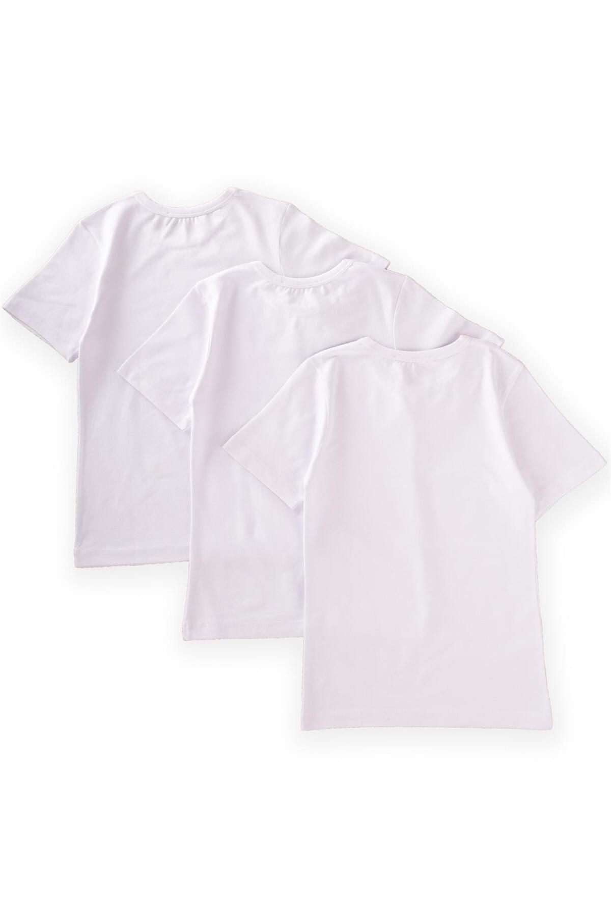 Short sleeve triple male athlete 2-9 years white white