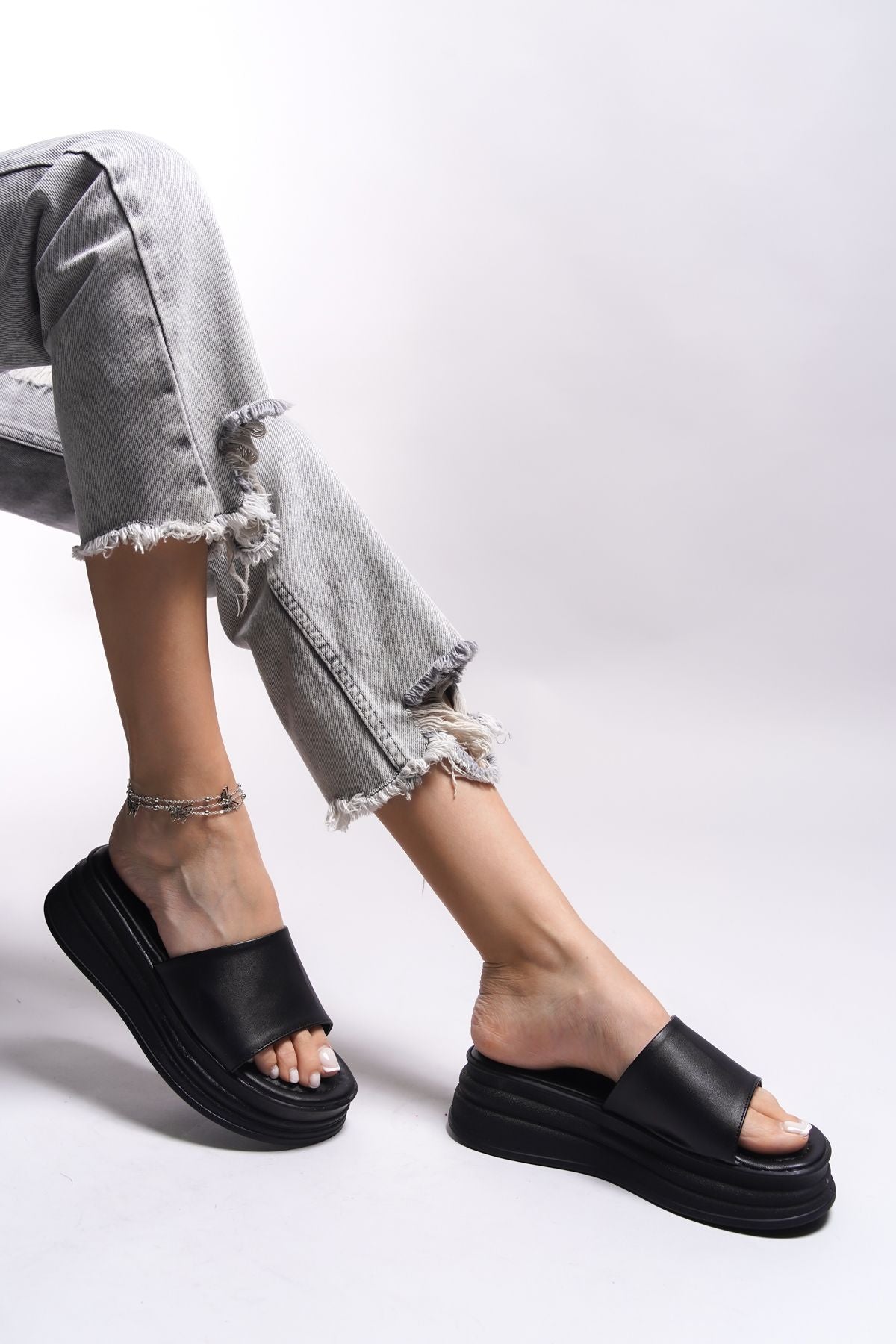 Loukeros Woman Slippers 0012315 Black