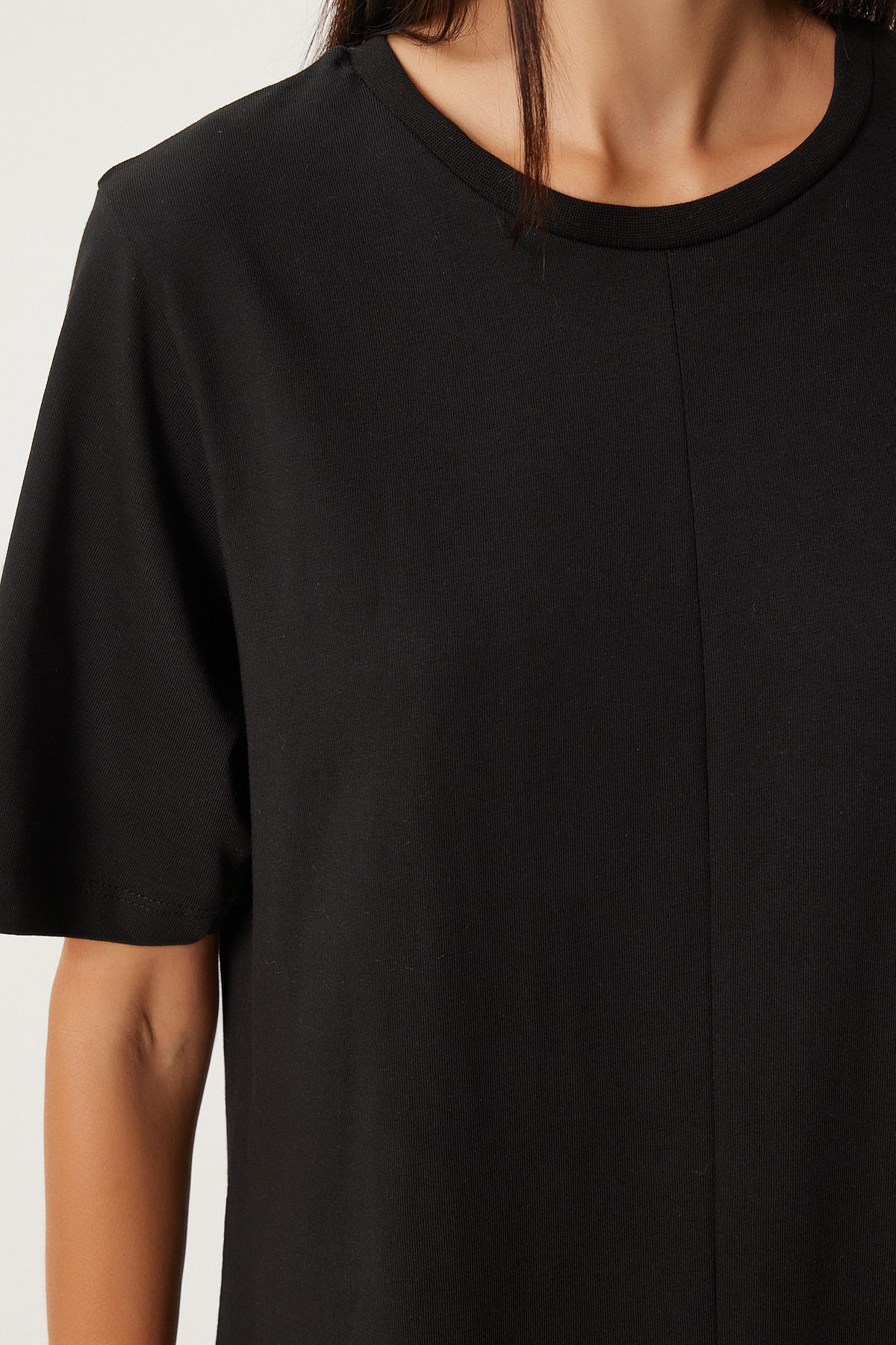 Female black bike collar daily combed dress bp00166