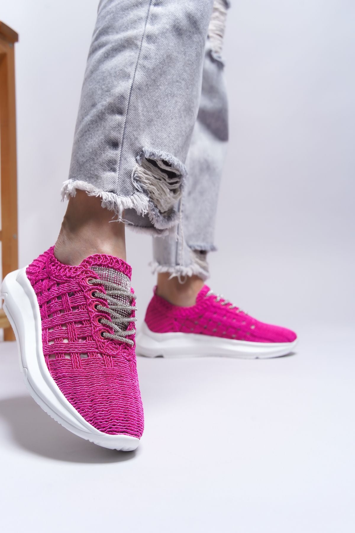 Thyyalin Woman Sneaker 0012151 Fuchsia