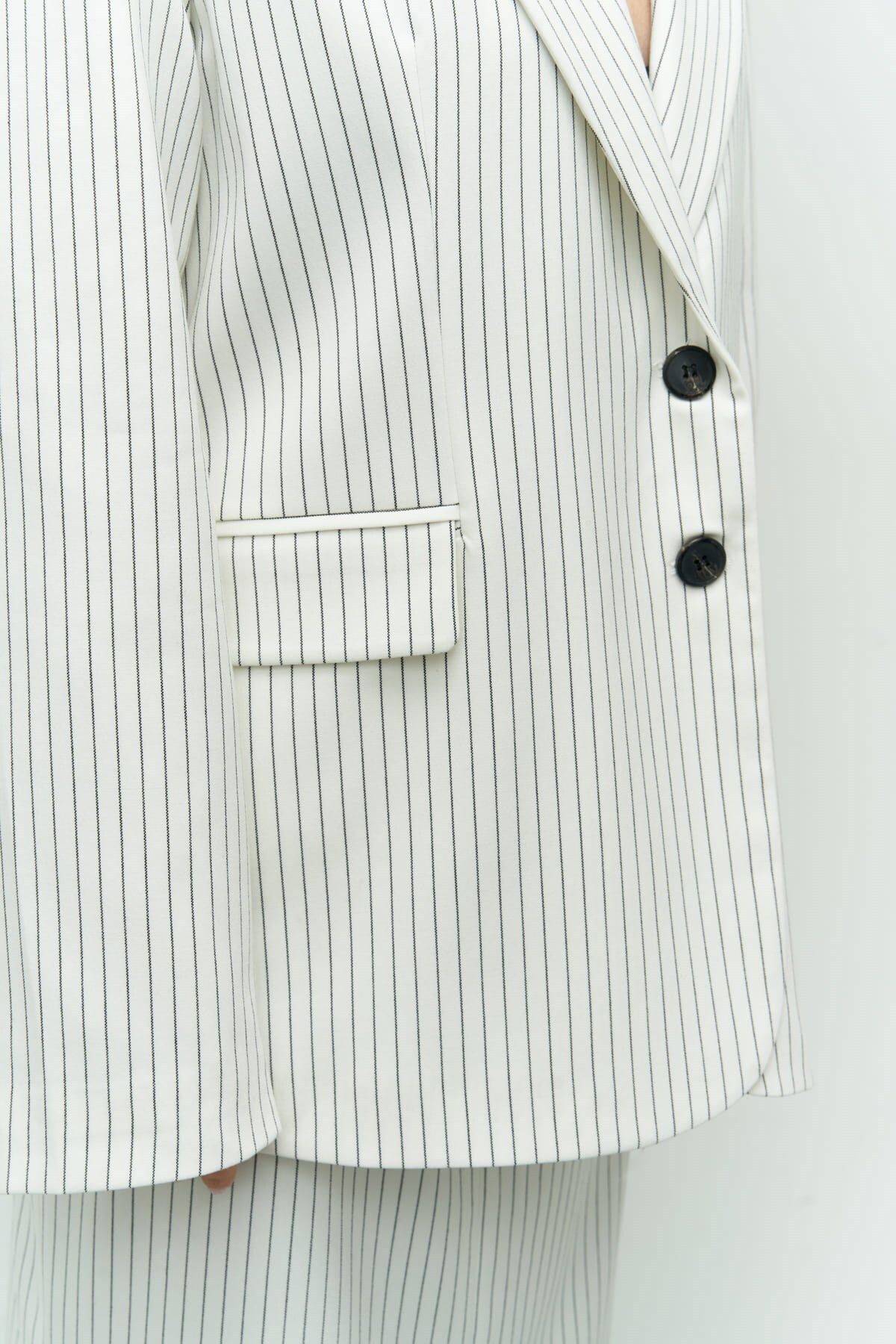 Bruno striped Ecru Blazer