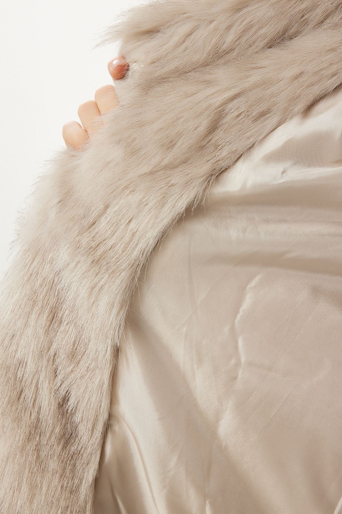Female Mink Shawl Yaka Primer Artificial Fur Jacket UL00048
