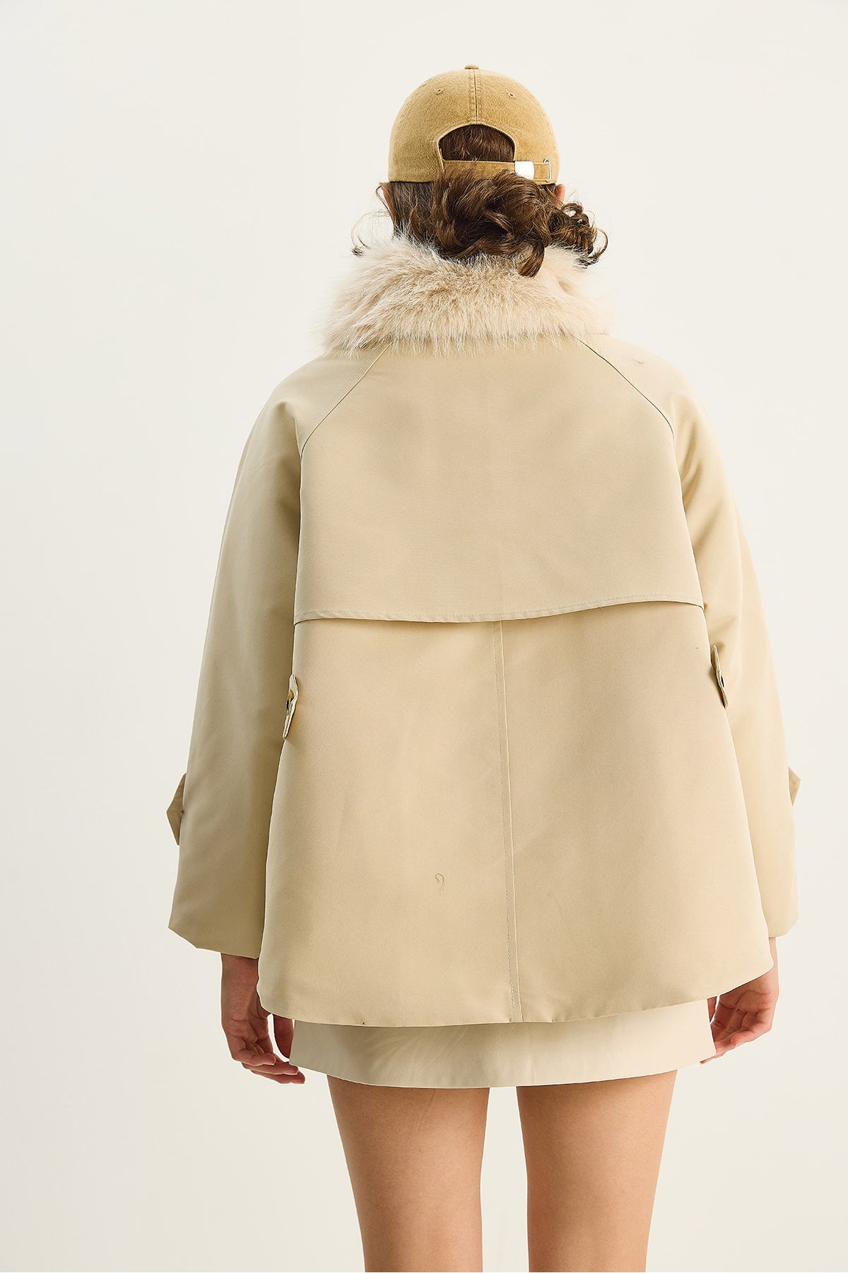 Women's Detachable Fur Collar Water Repellent Down Coat 60568 60283745