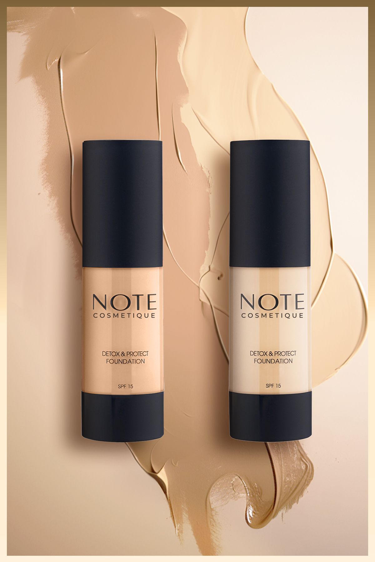 Detox & Protect Foundation SPF 15 Intensive Concealer Satin Foundation Foundation - 01 Beige