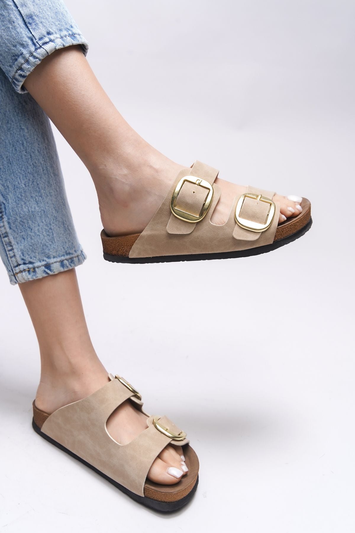 VYLSULA WOMEN'S DOUBLE BUYPALI Slipper 0012602 beige