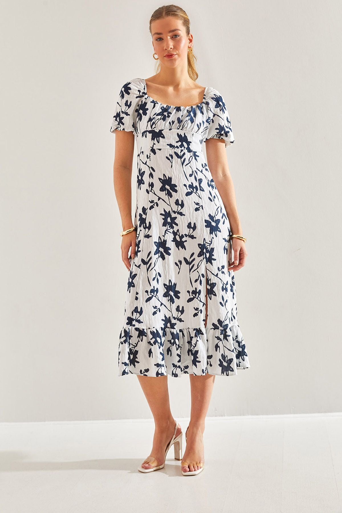 Woman Flower Patterned Dress 60181001