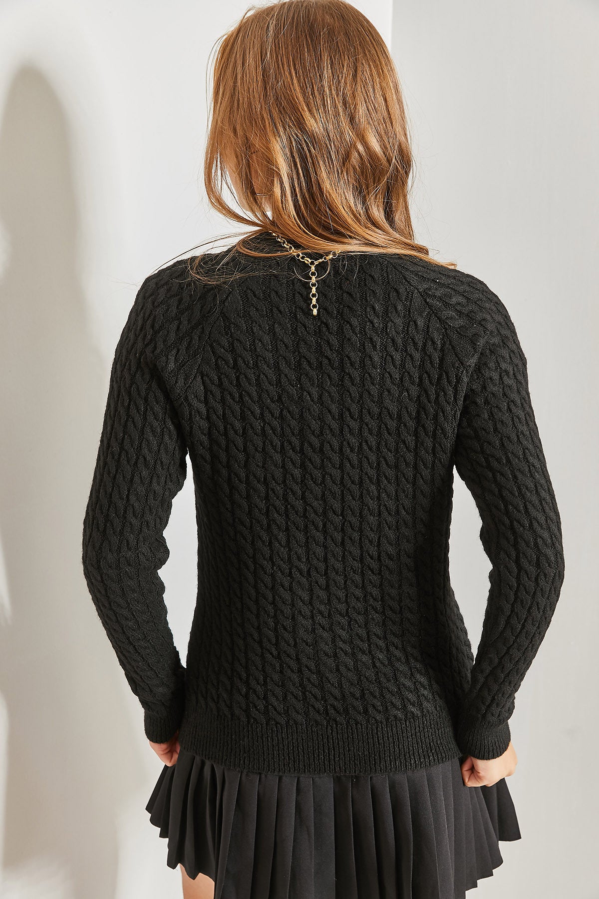 Women's Braided Sweater 20234179