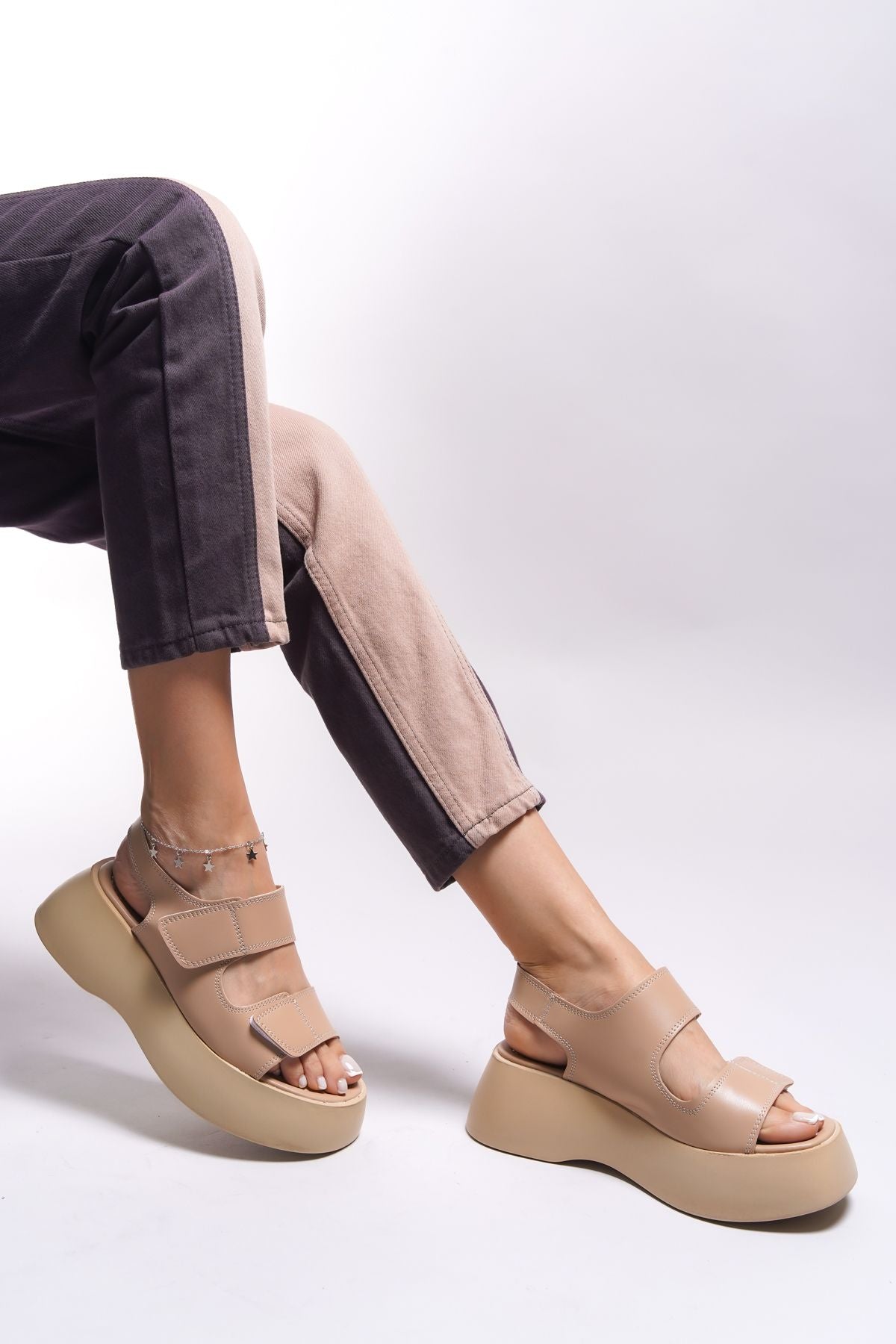 Olnesari Woman Sandals 0012804 Nude Skin