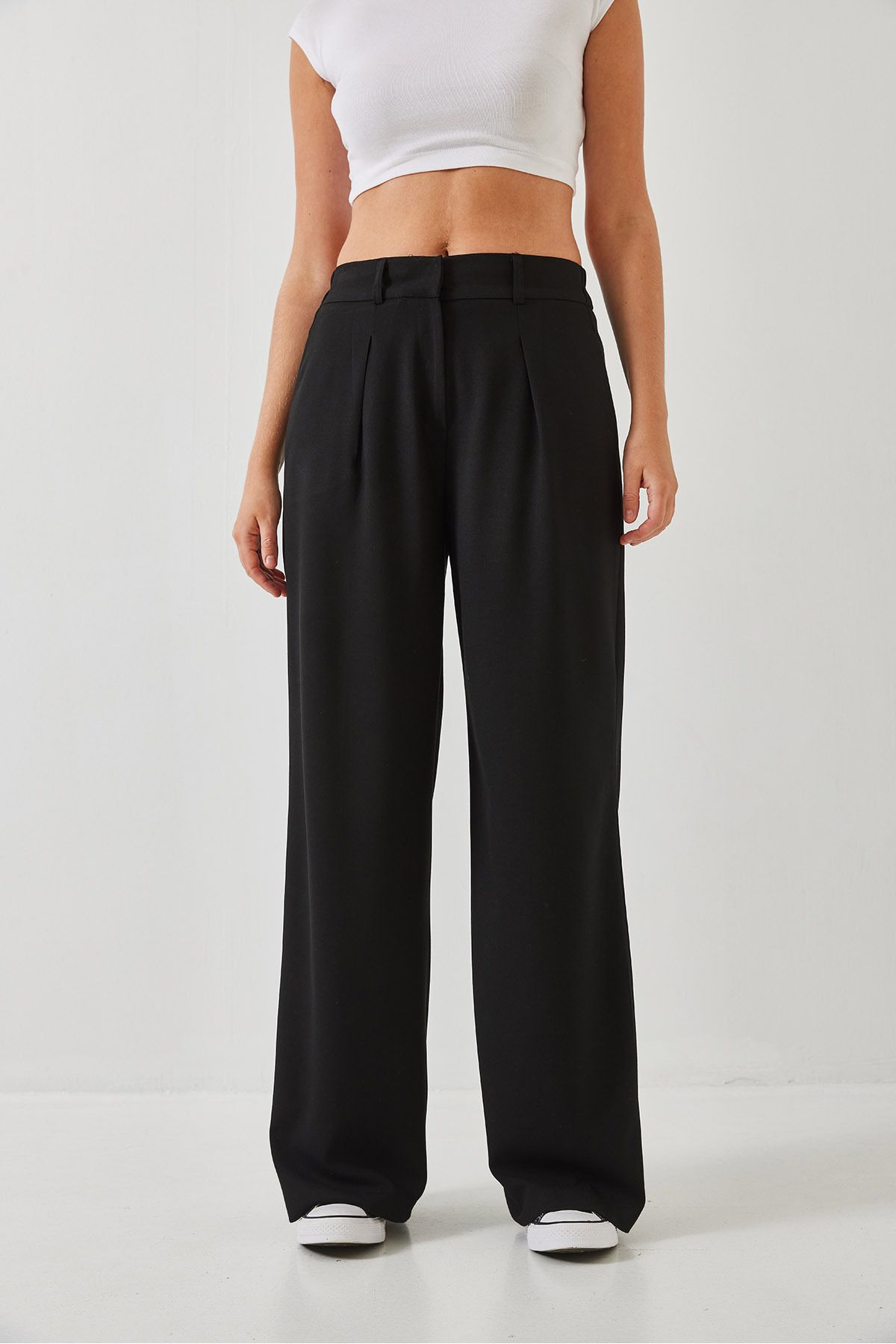 Women's waist tire abundant trousers 3314 60261045