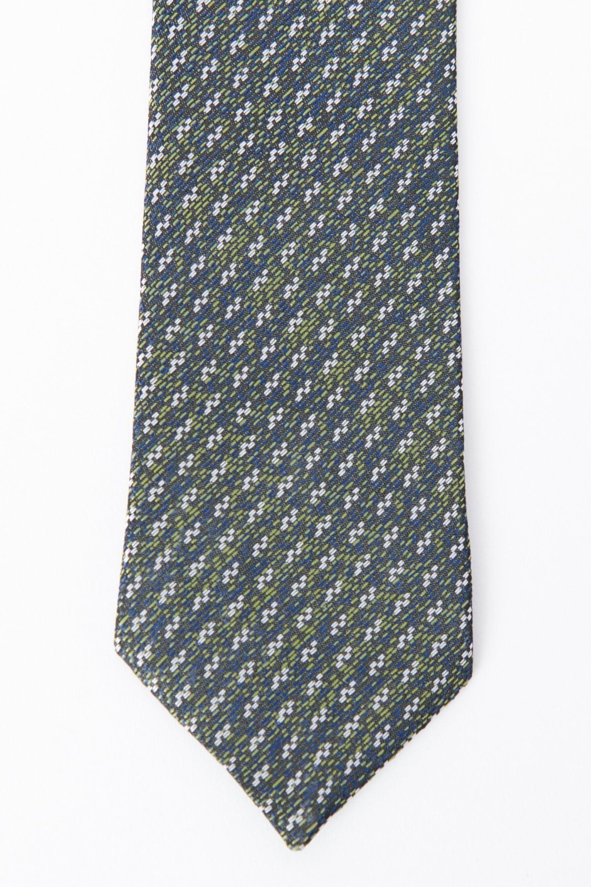 Men's Green Patterned Tie