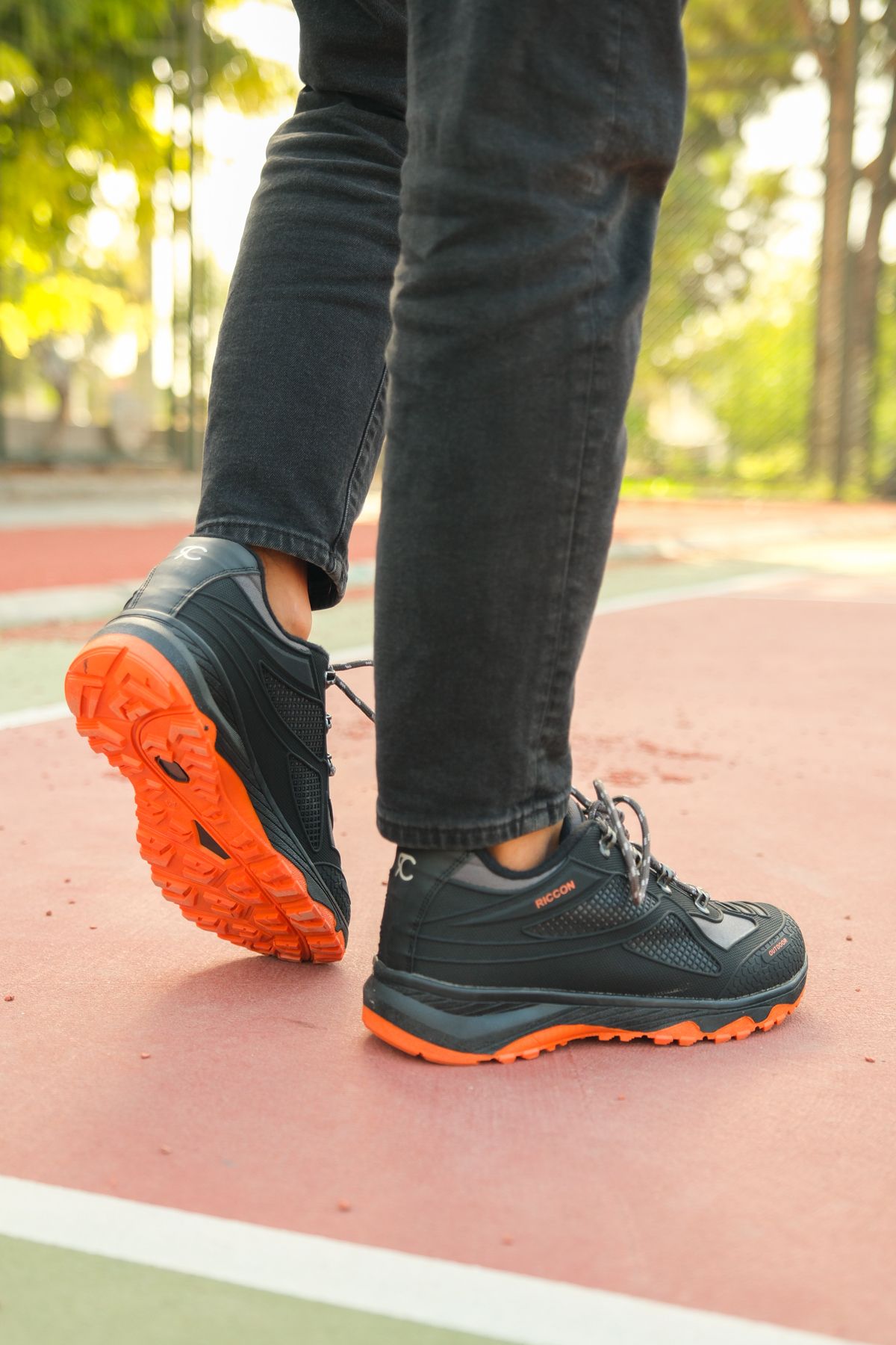 Smoked Orange Unisex 3D Rubber trekking shoes 00128030