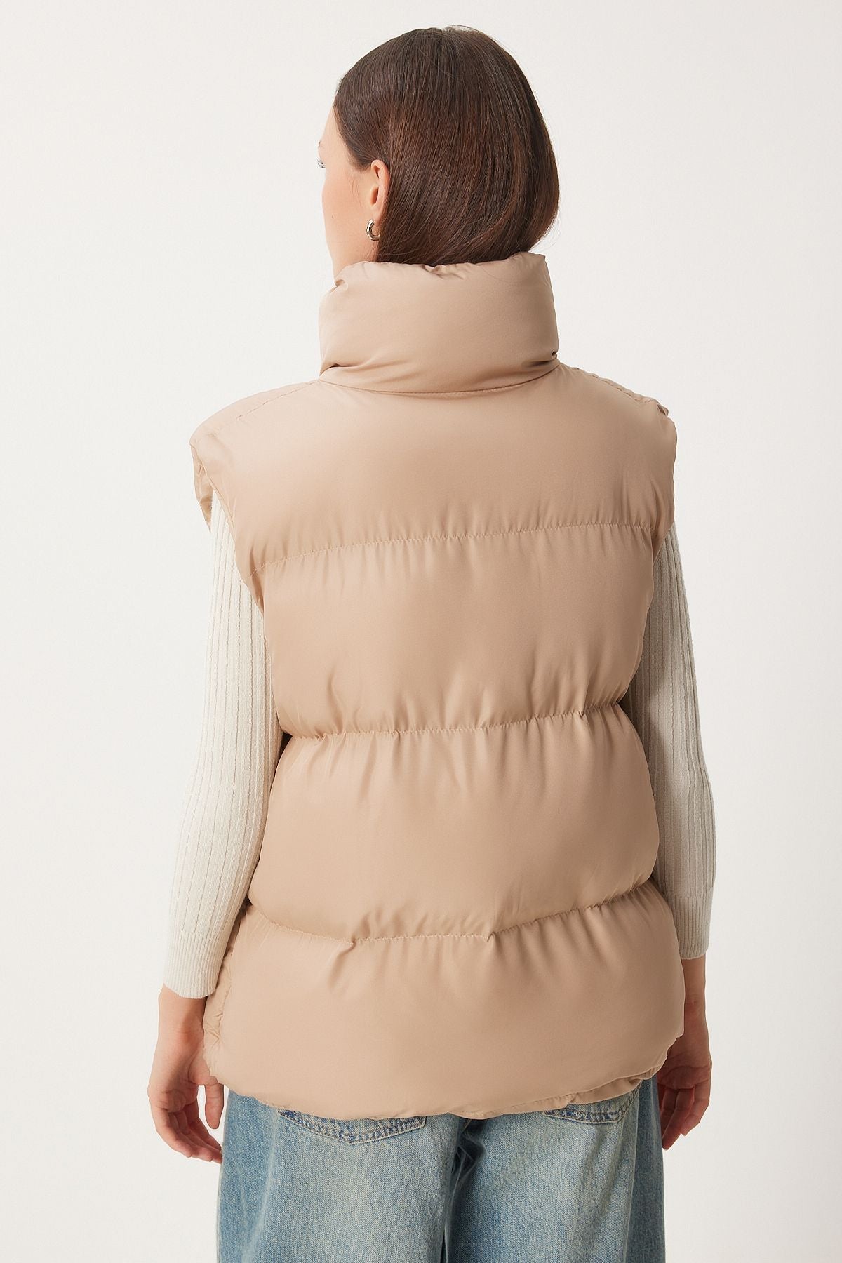 Female Biscuit Oversize Pocket Swelling Vest RV00010