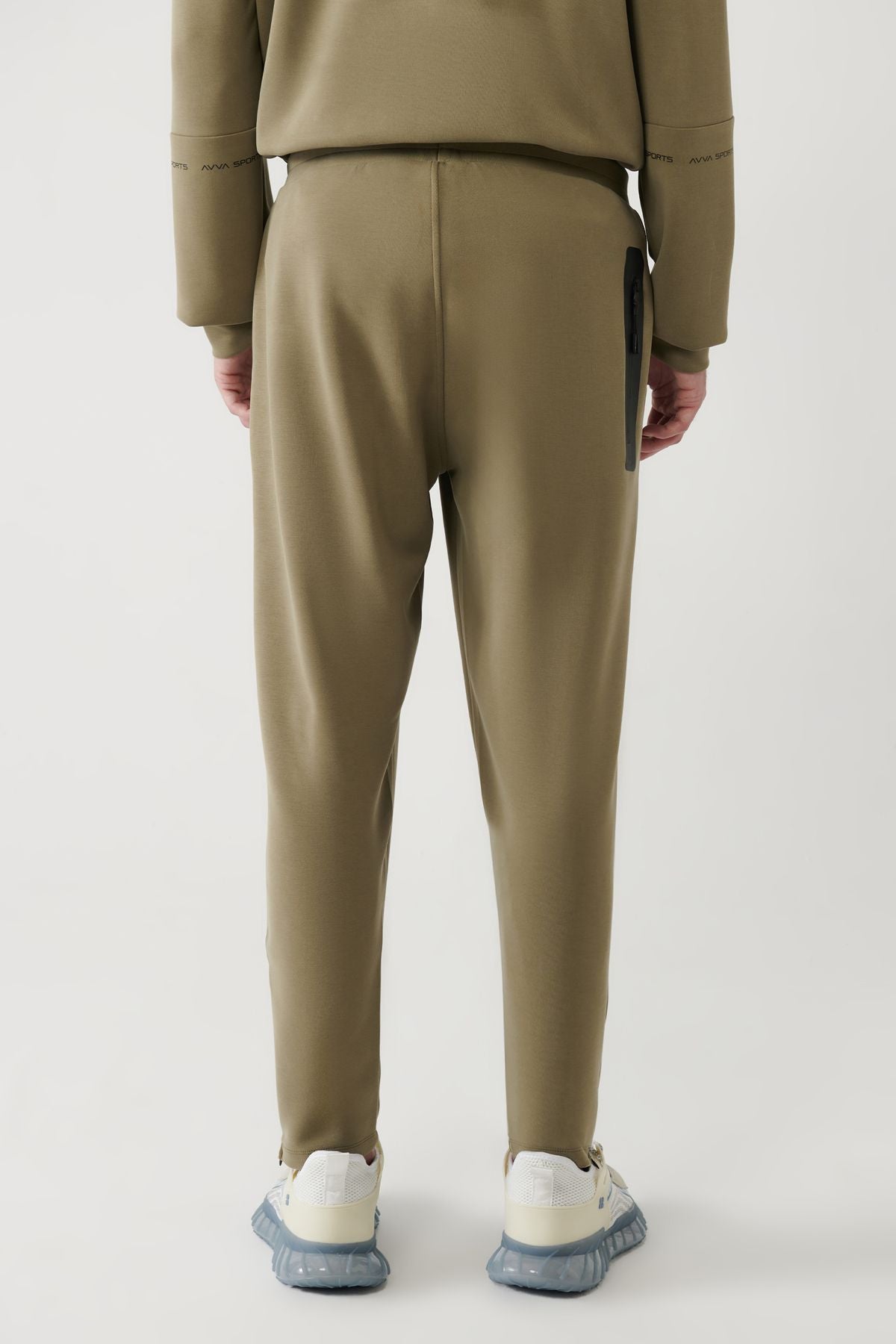 Male Khaki Soft Touch Zipper Paçalı Service Six A41y3401