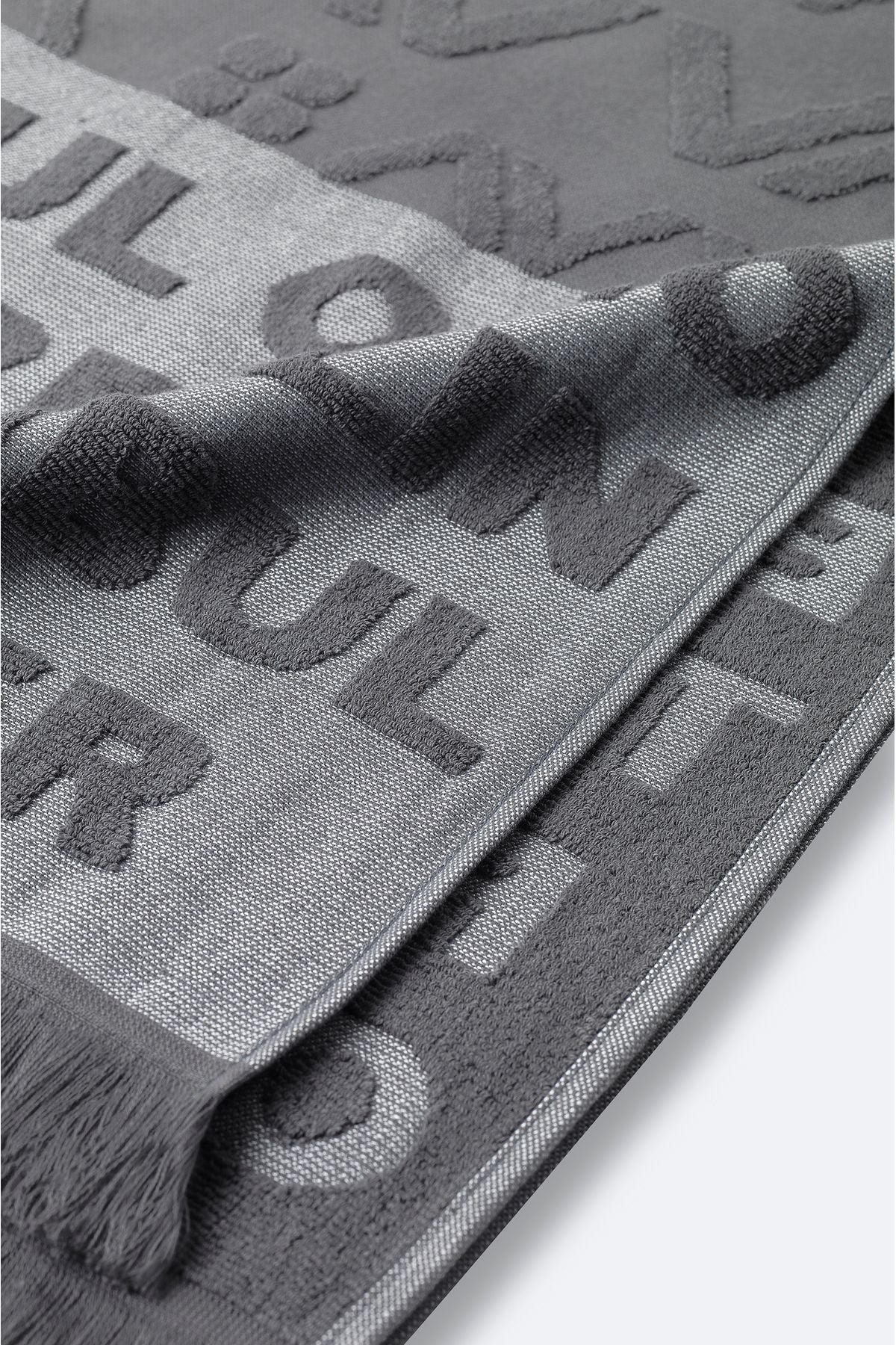 Men's anthracite 100 %cotton soft high water absorbent beach towel A41y8202