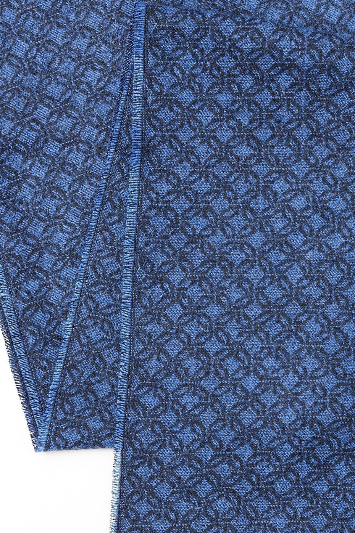 Men's Navy Blue-Blue Patterned Nickets