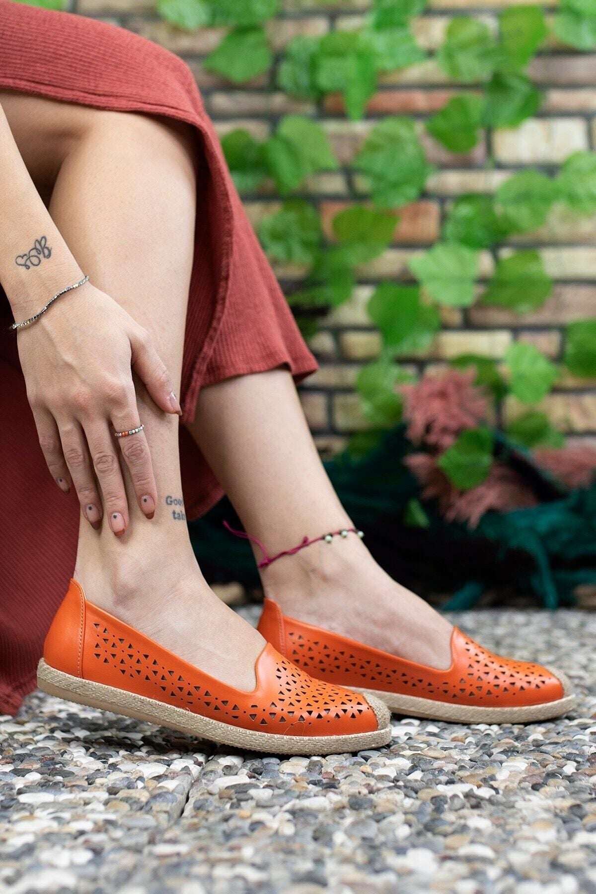 Women's Orange Wicker Daily Daily Shoes 0012110