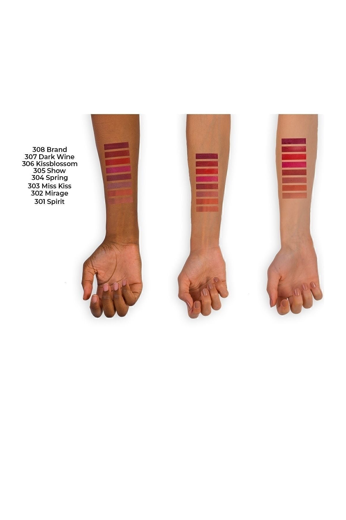 Mattemoist Lipstick Mat Bitişli Ruj 304 Spring - Bordo