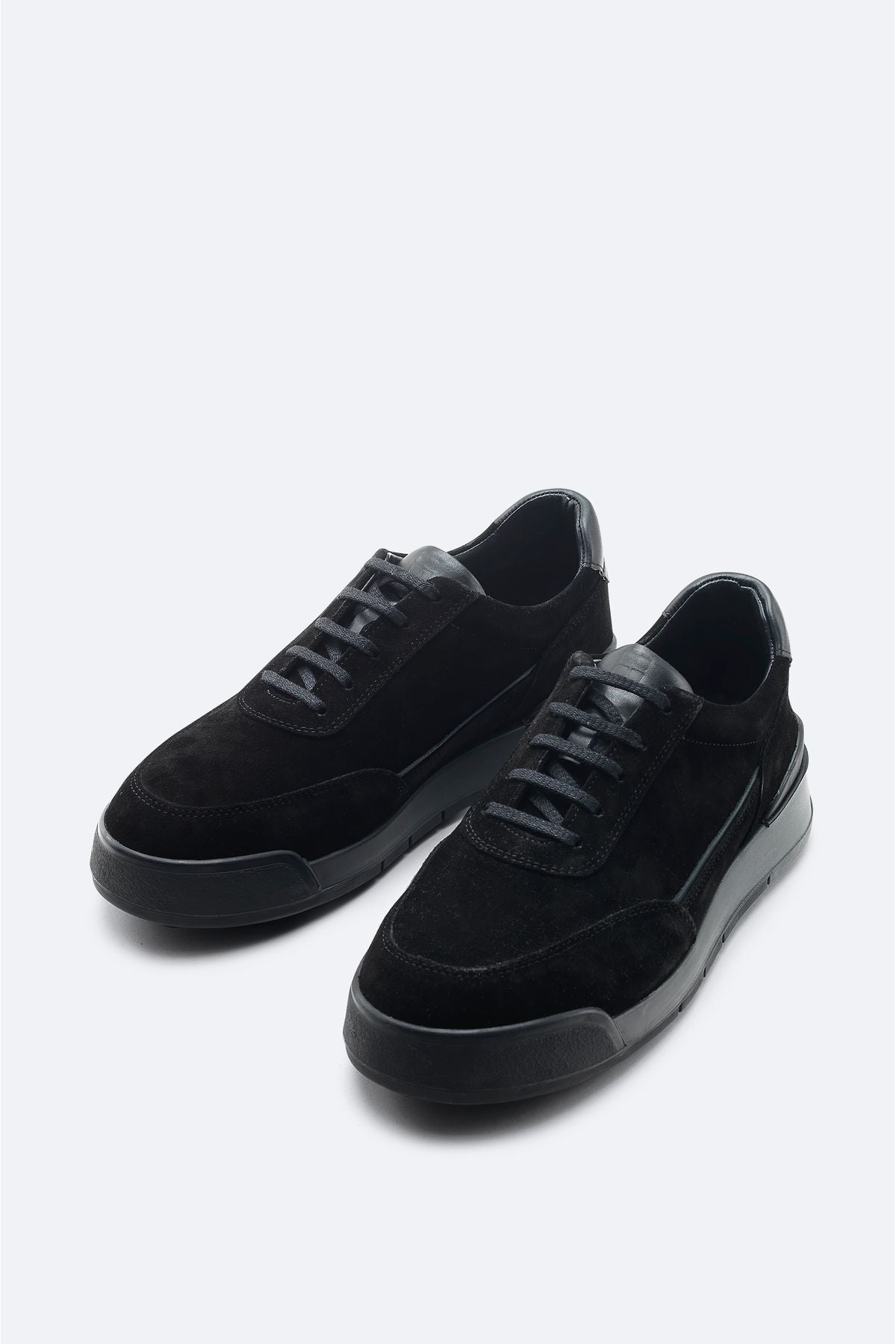 Men's Black Suede Casual Shoes A42Y8009
