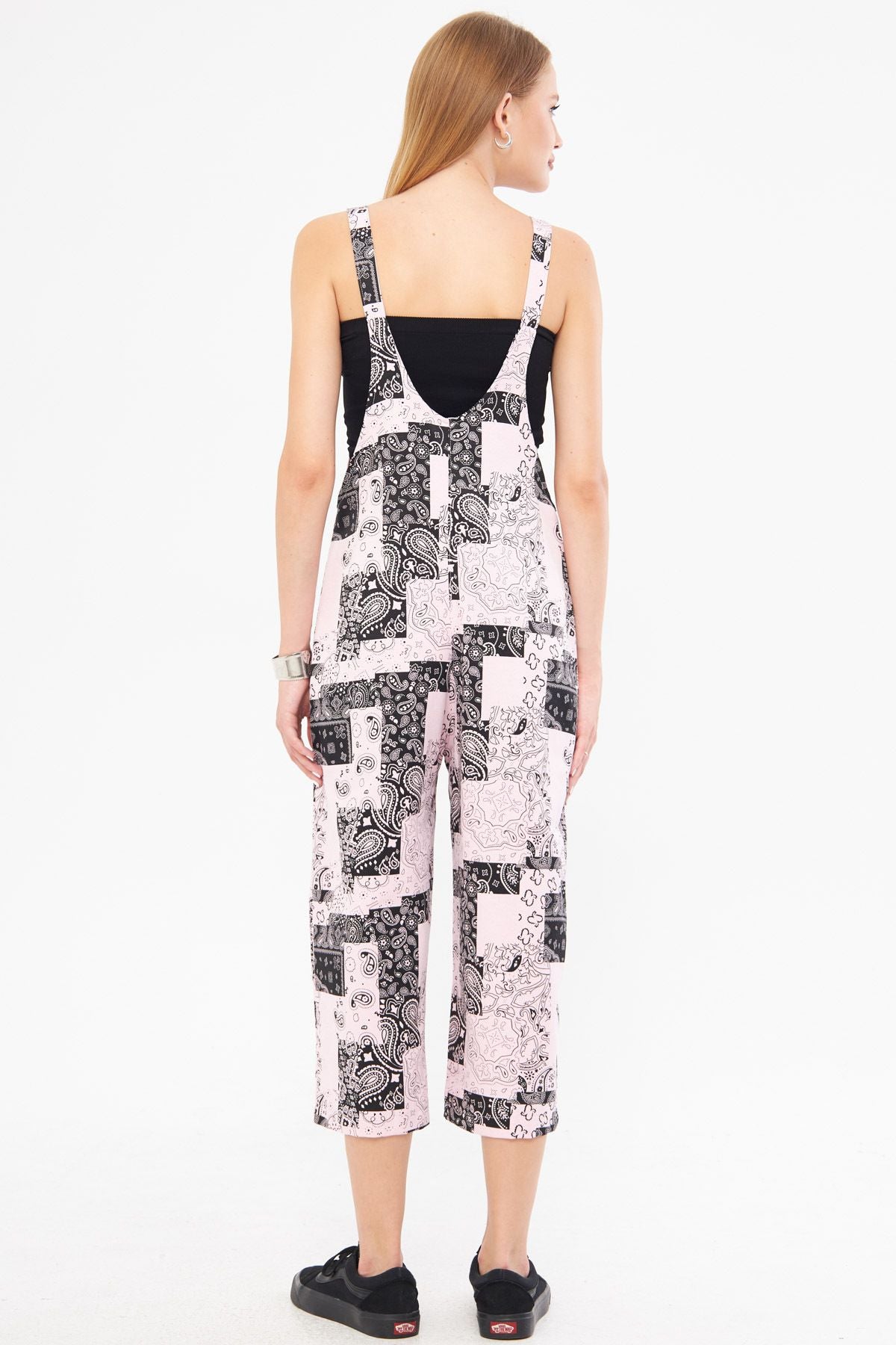 Female Powder Pink Patterned Gardener Tulum ARM-24Y001106