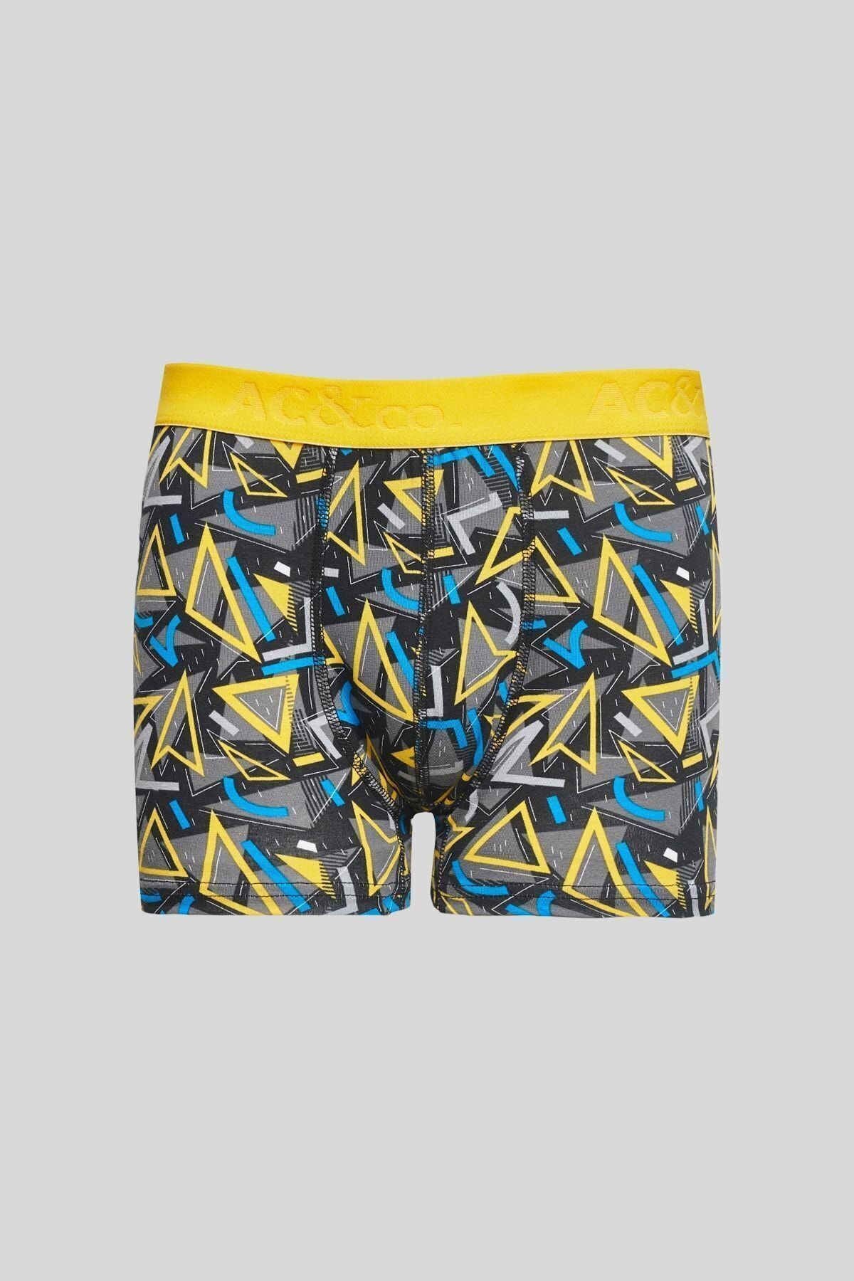 Men's Black-Yally 3-Cotton Flexible Boxer Package