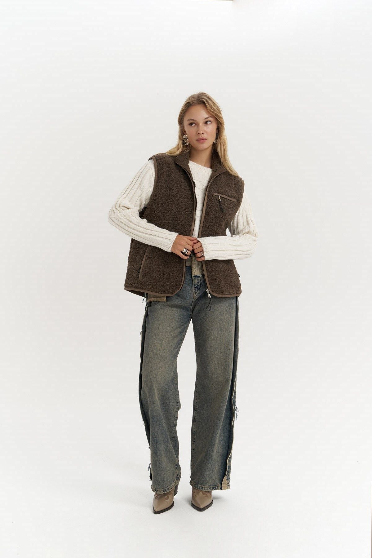 Alberg coffee shabby Teddy Vest