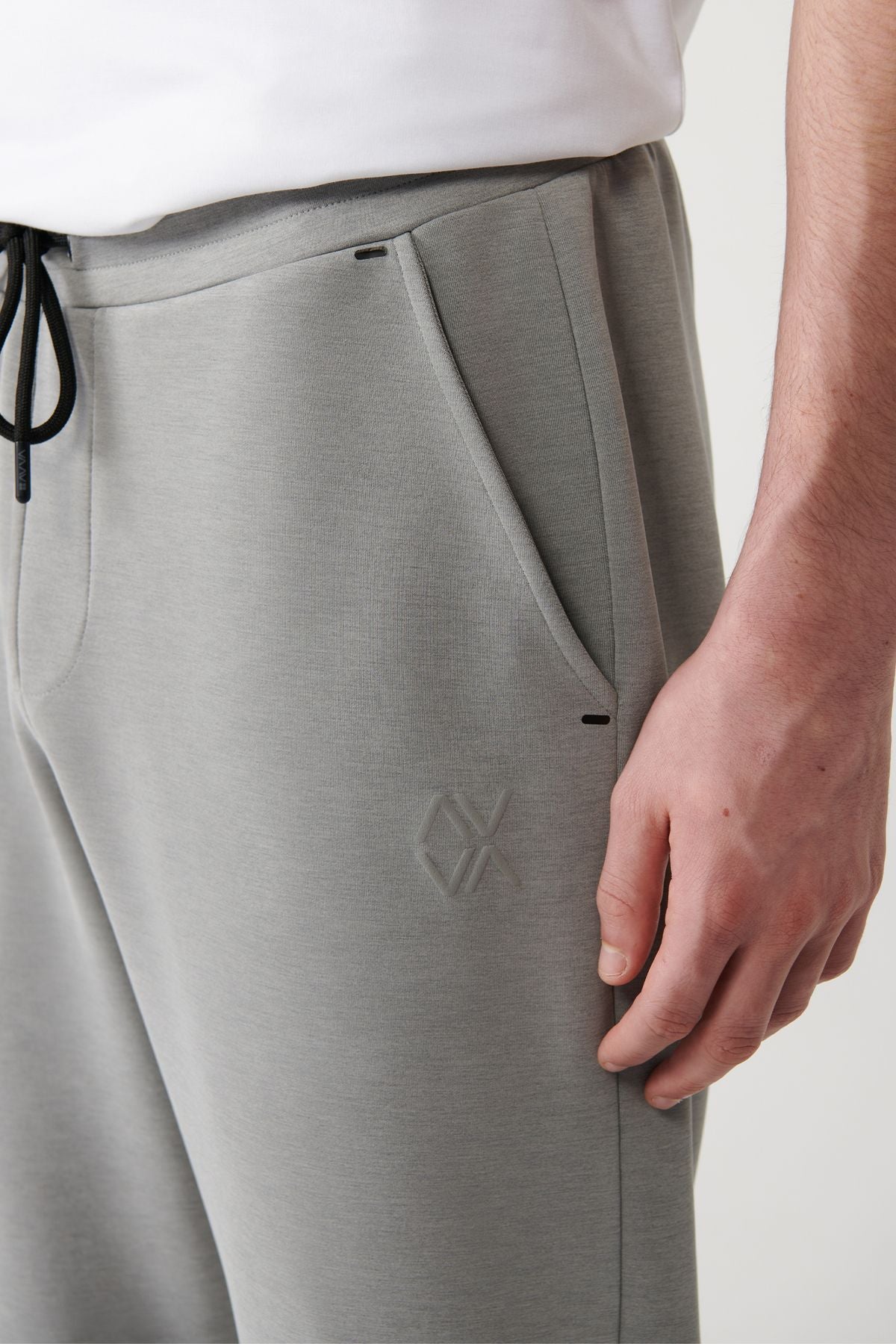 Men's Gray Soft Touch Zipper Paçalı Service Six A41y3401