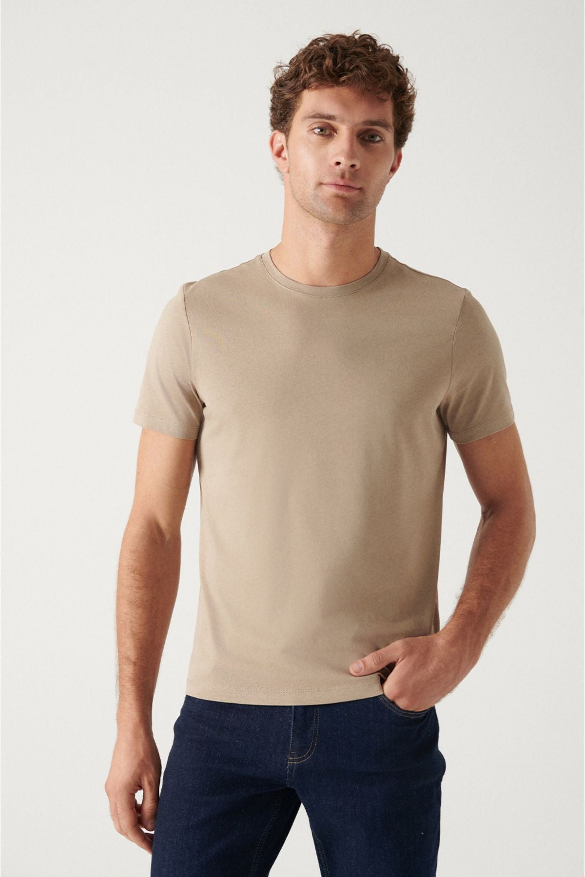 Men's mink 100 %cotton breathing bicycle collar T-shirt E001000