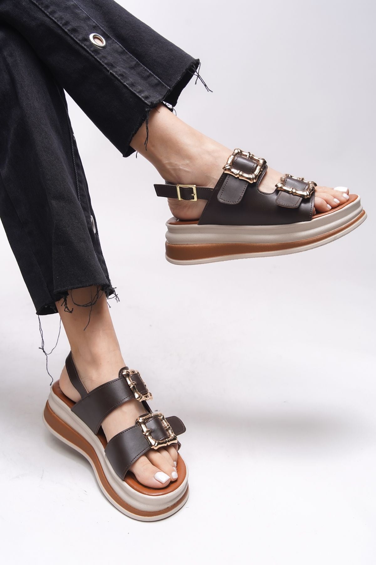 Alyfarrel Woman Sandals 0012319 Brown