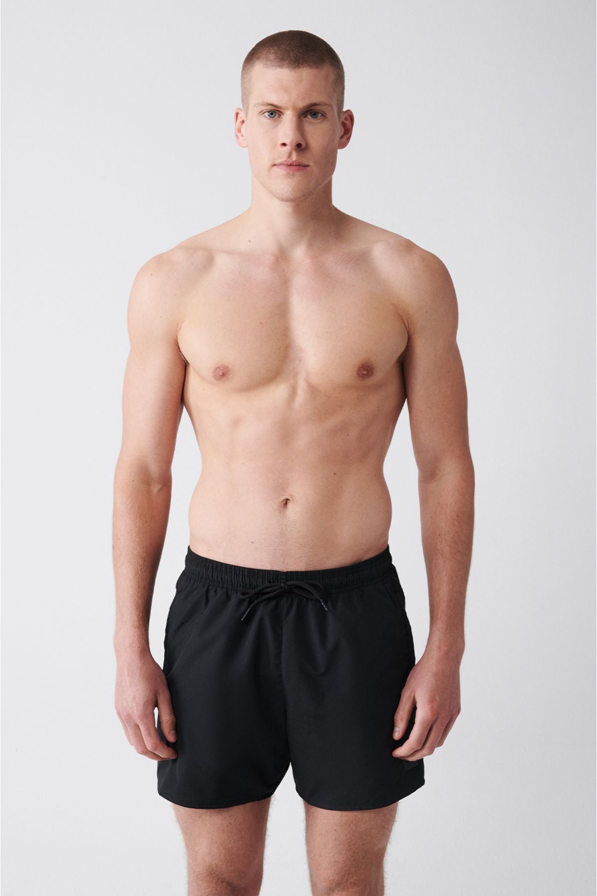 Men's Black Fast Drying Standard Size Mayo Sea Short E003801