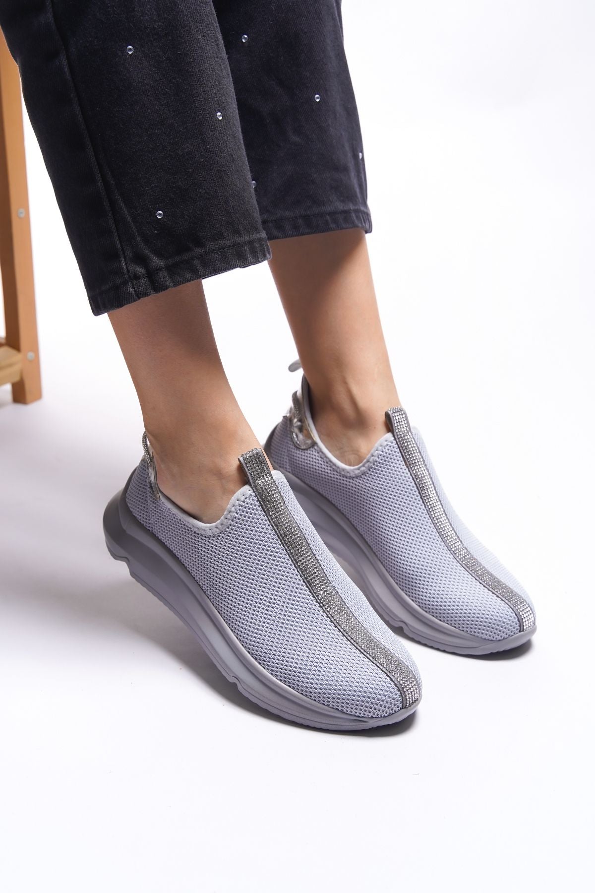 Ezznitas Woman Sneaker 0012441 Gray