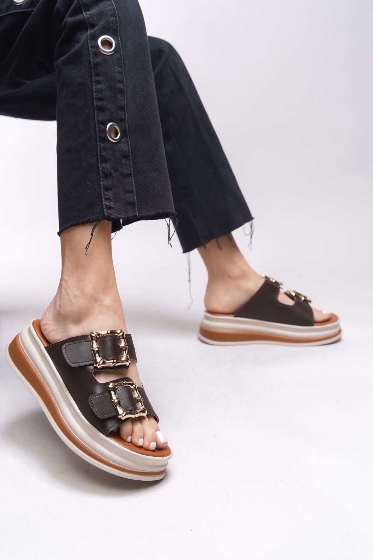 Rohlarth Woman Slippers 0012322 Brown