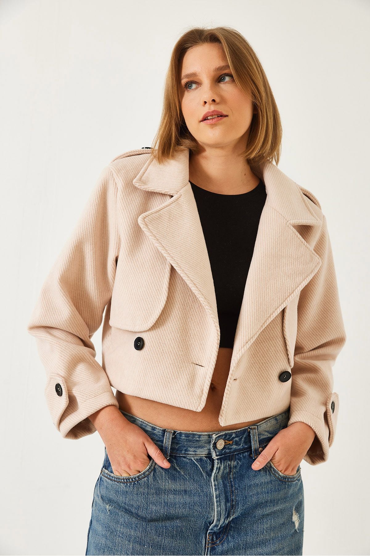 Female Allerli Diagonel Short Jacket 2620 60261102