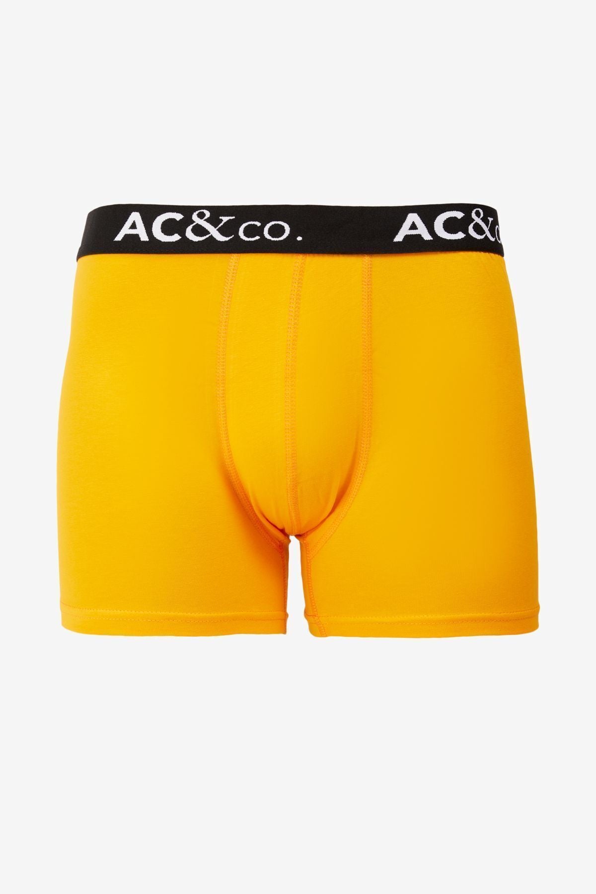Men's Glass-Hakı 3-Patterned Cotton Flexible Boxer Package