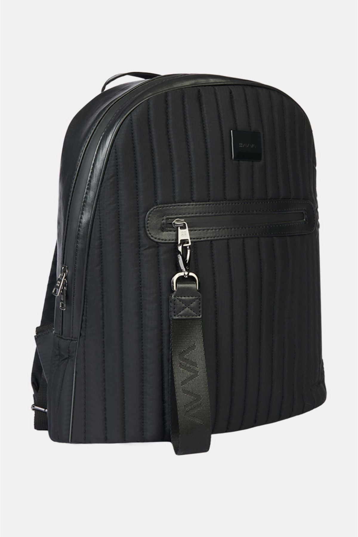Men's black zipper backpack A32y9101
