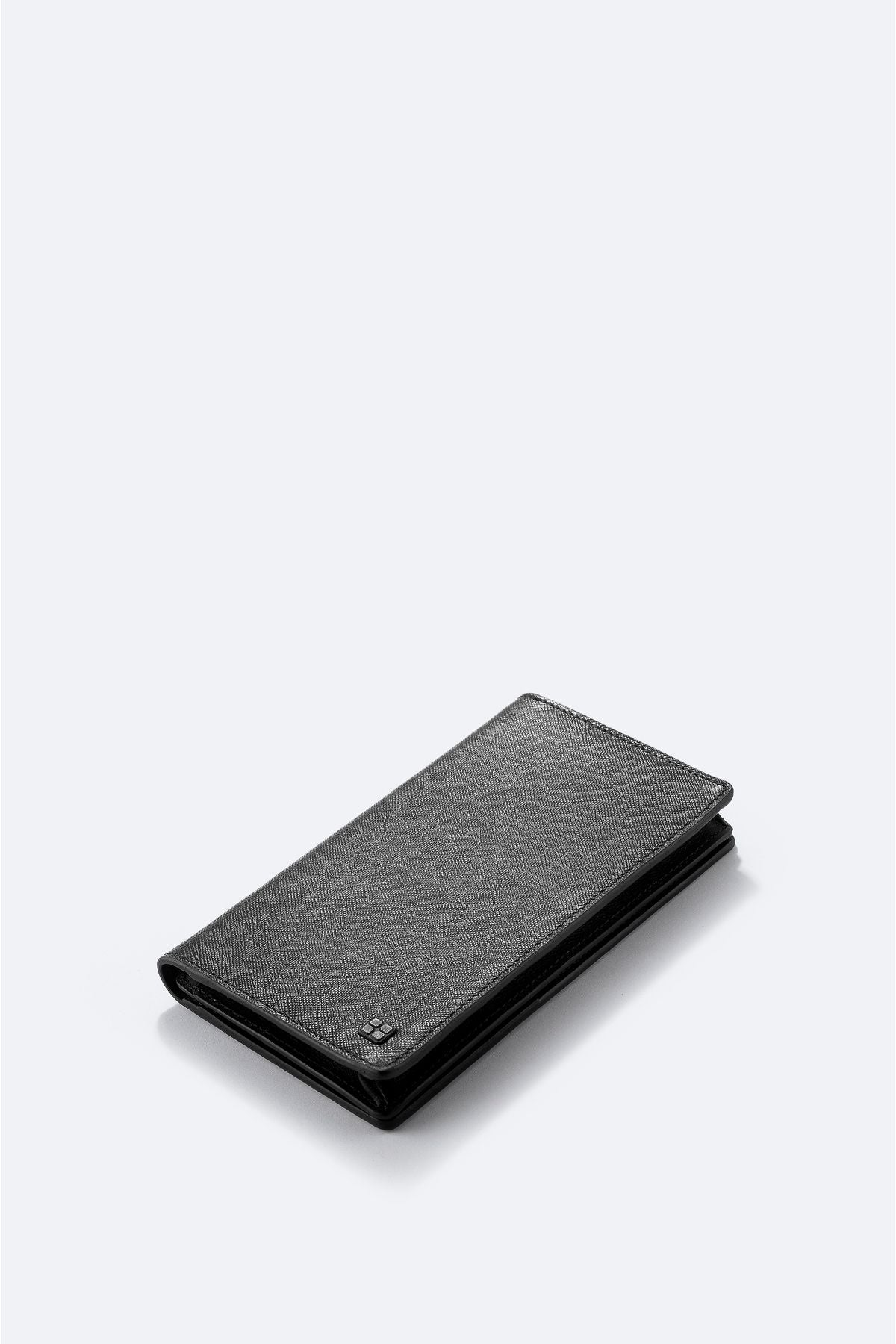Men's black gift box 100 %leather wallet B009561