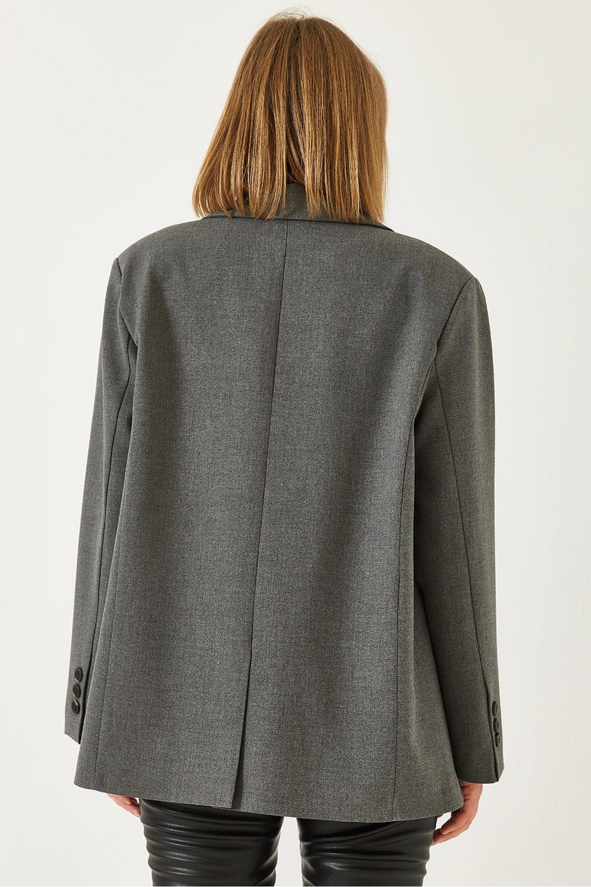 WOMEN'S PLACE Double Pocket Lined Blazer Jacket 3338 60261198