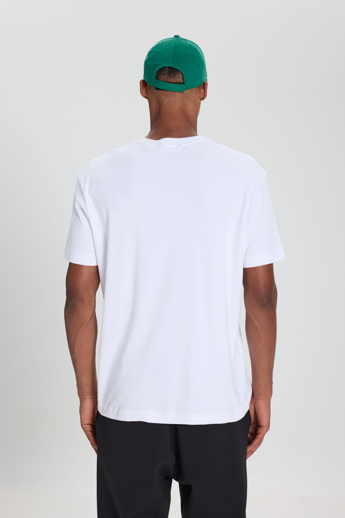 Men's White 100 %Cotton Modern Fit Normal Cut Normal Cycling Bike T -shirt